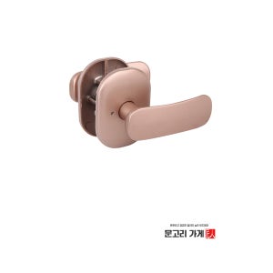 엔젤 방문손잡이 ATL 4101 브라운 락킹버튼형, 욕실 ABS도어 레버손잡이