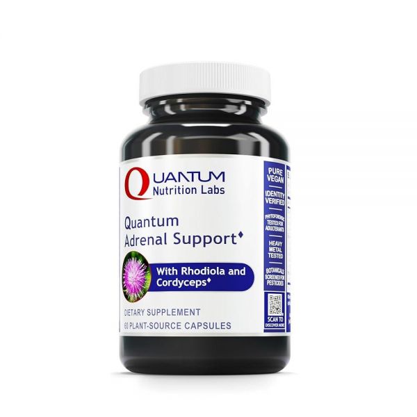 Quantum Nutrition QNL <b>부신</b> 동충하초 엘루테로 뿌리 로디올라 60개