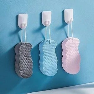 만능 때밀이 펀지 목욕용품 셀프등밀이 때블럭 스펀지 때지우개