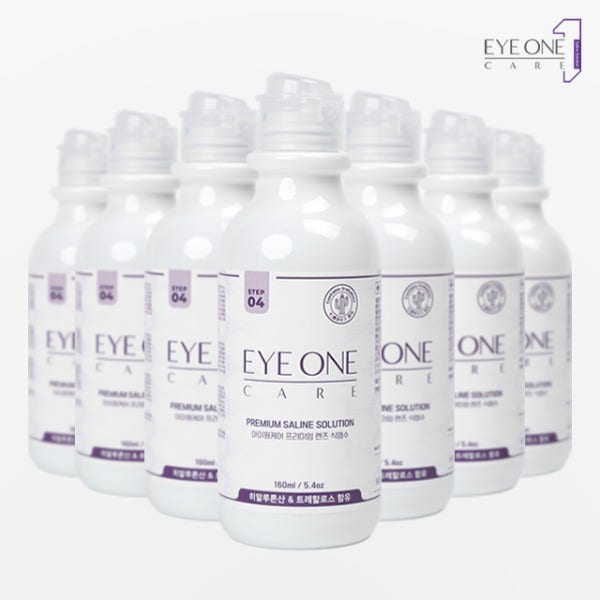 아이원케어 드림렌즈 프리미엄 식염수 데이워시 160ml 10개 히알루론산 트레할로스 함유