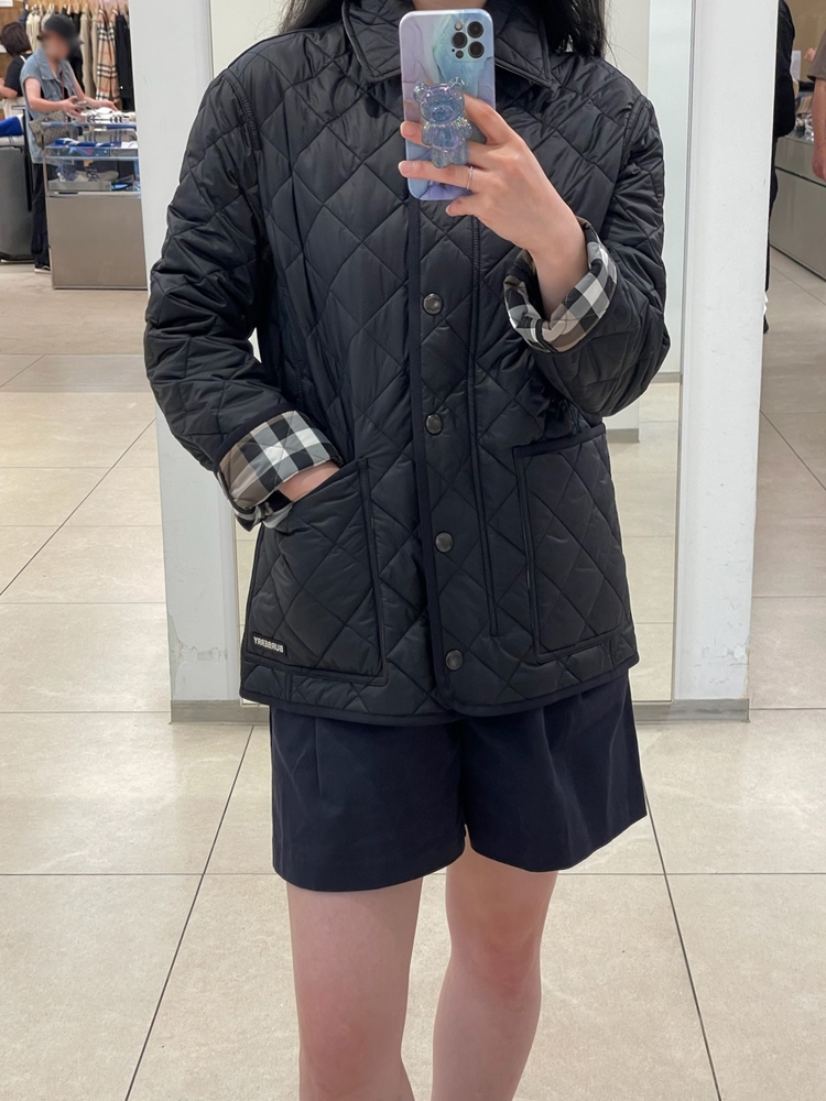 버버리 달리 DALRY 퀼팅 자켓 BLACK 80841941 80914431