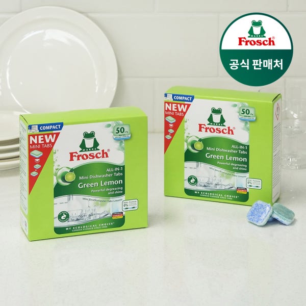 프로쉬 친환경 식기세척기세제 그린레몬 미니 9g