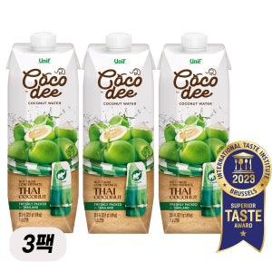 유니프 코코디 코코넛 워터 1L 3팩