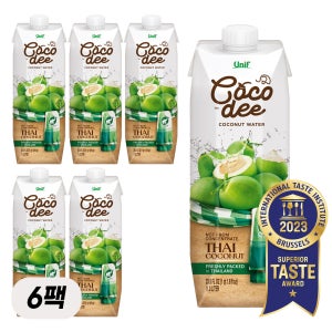 유니프 코코디 코코넛 워터 1L 6팩