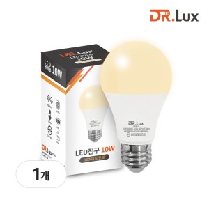 LED 전구 램프 8W, 전구색, 1개