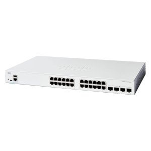 CISCO Catalyst 1300 24port 4x10G SFP+ C1300-24T-4X 24포트 스위칭허브 4SFP+ CBS350-24T-4X후속