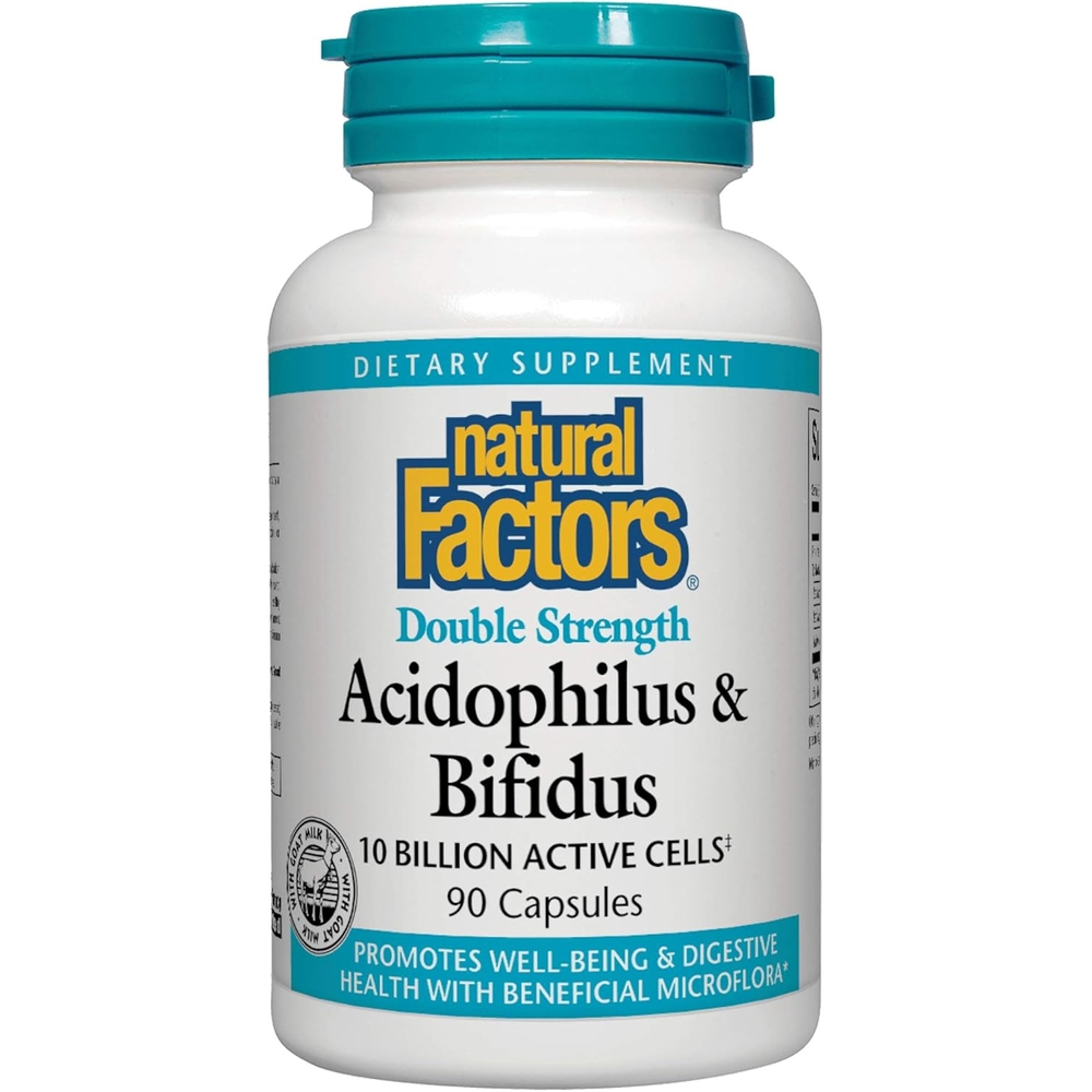 네추럴팩터스 <b>애시도필러스 비피더스</b> 유산균 <b>100억</b> 90캡슐