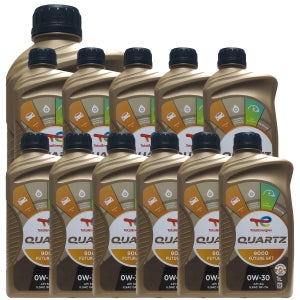 토탈 쿼츠 9000 퓨처 GF7 0W30 1L x 12개 1박스 가솔린 LPG 전용 100% 합성 엔진오일 (5W30 대체시 연비개선)