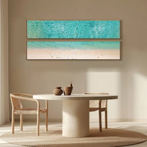 대형 아티랩 오션뷰 바다 파노라마액자 9작 / Dive M (1800x350)