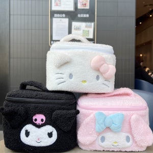 산리오 메이크업 파우치 손 가방 수납 귀여운 키티 쿠로미 멜로디