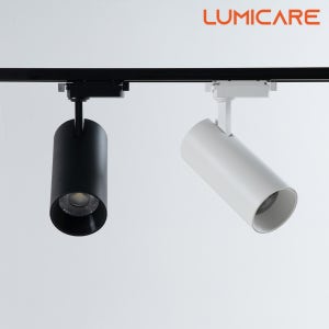 LED 레일조명 COB 원통 램프내장형 레일등 플러스 전구 식탁조명 10W 블랙 전구색