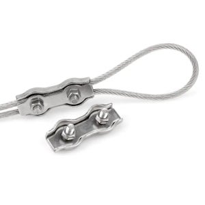 와이어 클램프 케이블 스텐 클립 SUS304 고정 터미널 슬리브 더블 M8