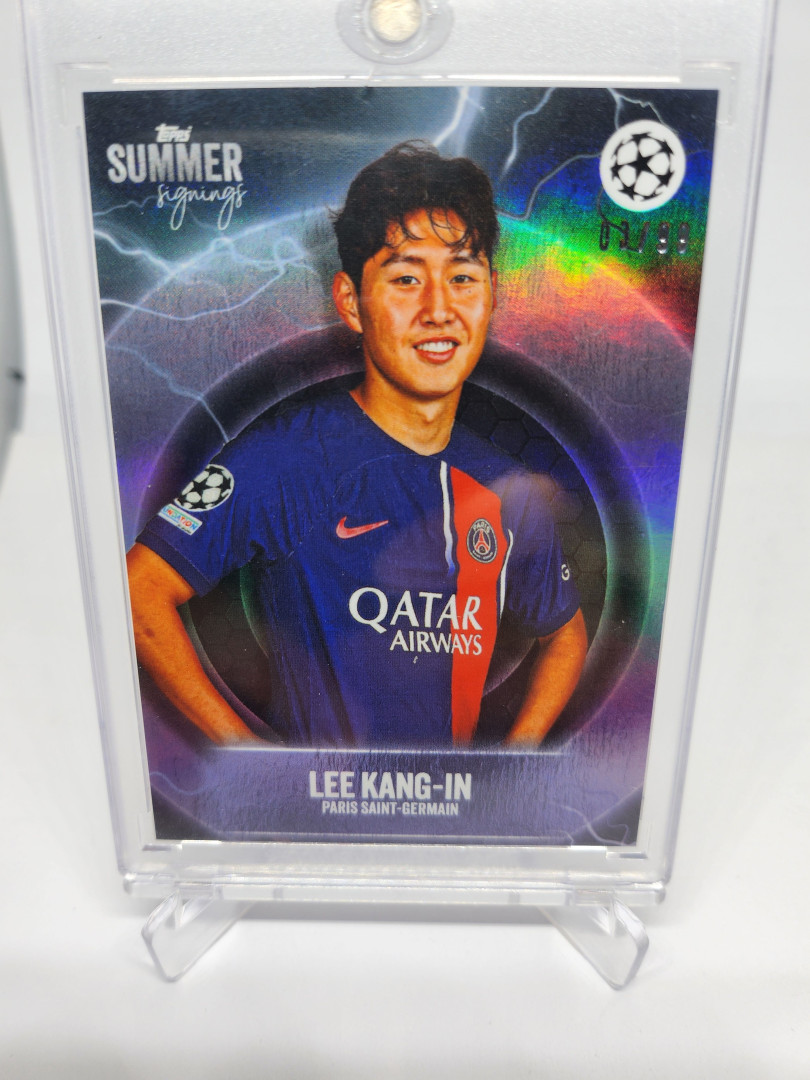 이강인카드 2023 Topps Summer Signings 99장 한정판 이강인 축구 카드