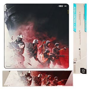 아쿠아컨트롤플러스 V2 게이밍 마우스패드 레인보우식스 아컨플 SIEGE 450x400