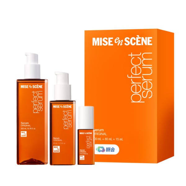 미쟝센 퍼펙트 오리지널 대용량 헤어 에센스 세럼 200ml+80ml+15ml