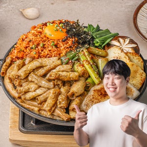핵이득마켓 핵이득 한우 곱창구이 홍사운드 모듬구성 1kg 볶음밥포함