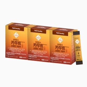 삼진제약 위시헬씨 하루효소 카무트 브랜드 밀 프로틴 크런키 30포, 3개