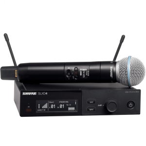 슈어 무선 마이크 SLXD24 BETA58A 디지털 핸드 세트 SLXD24/BETA58