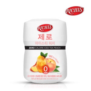 [동서직영] 리치스 제로 아이스티피치 600g 6개(1박스)