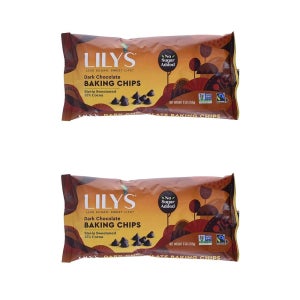 Lily’s 베이킹 칩스 255g 2팩 다크 초콜릿 Lily’s Sweets, Dark Chocolate Baking Chips, 9 Ounce