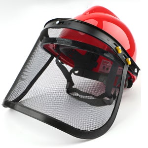 예초기 안면보호구 벌초 철망 방호 마스크 헬맷