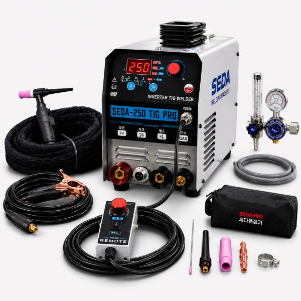 세다 휴대용 인버터 알곤용접기 티그 전기 아크겸용 리모트 SEDA-250 TIG PRO