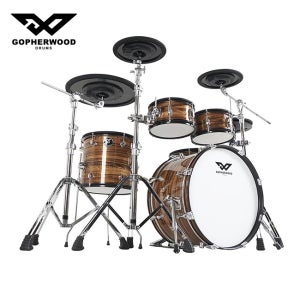 고퍼우드 전자드럼 X9 (브라운 & 블랙)