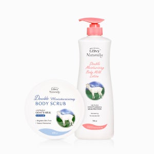 레이비 산양유 바디로션 750ml+바디스크럽 400g 2종 세트