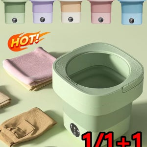 1/1+1 미니 전자동 세탁기 접이식속옷세탁기 휴대용세탁기