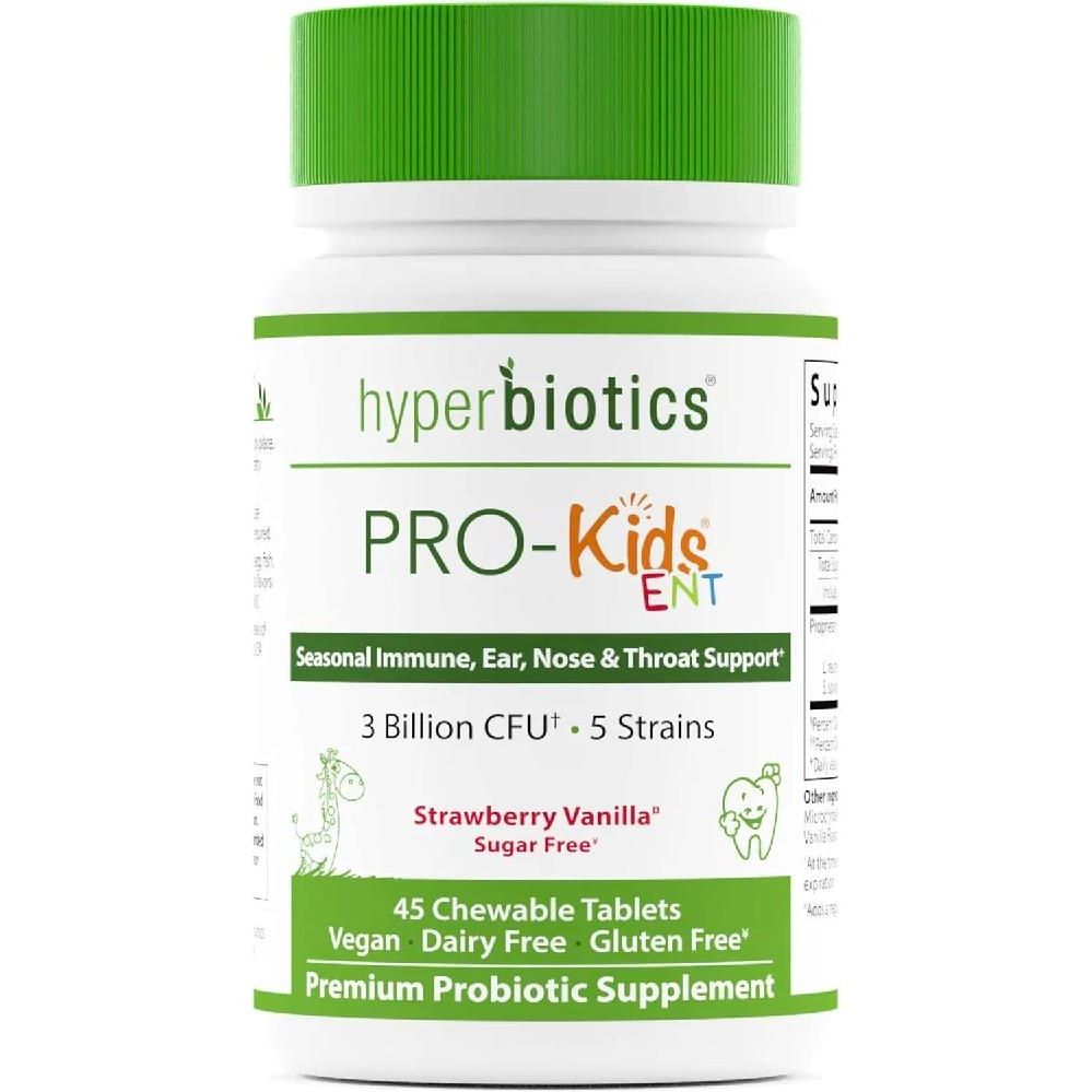 하이퍼바이오틱스 프로 <b>키즈 ENT</b> Probiotic for Kids 45정