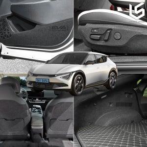 더뉴 EV6 페이스리프트 도어커버 실내 스크래치 방지 몰딩 보호 커버 용품