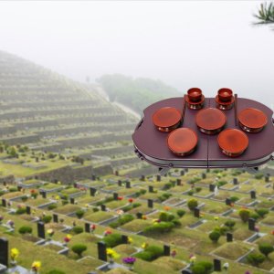 산소 제사상 휴대용 차례상 성묘상 산소용 제기 세트