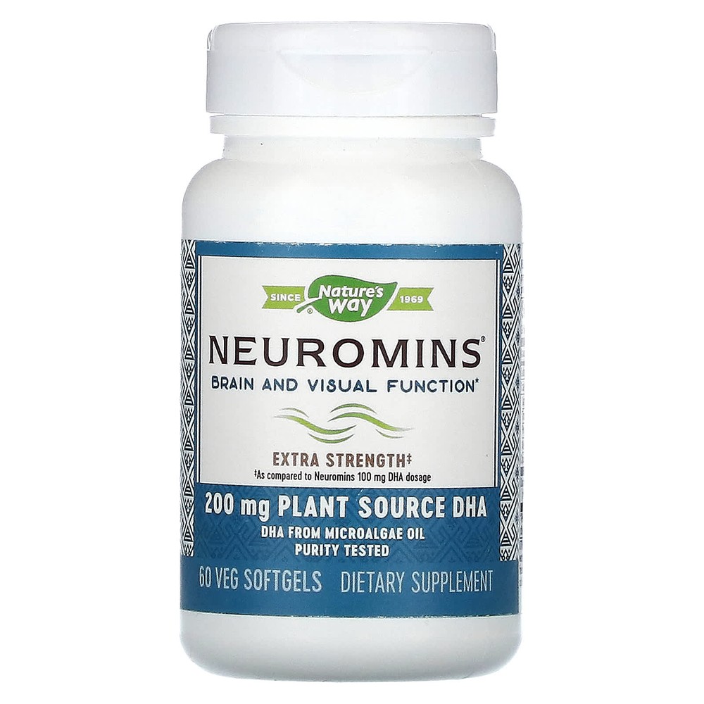 <b>네이처스웨이 DHA</b> Neuromins brain and visual 200mg 60소프트젤