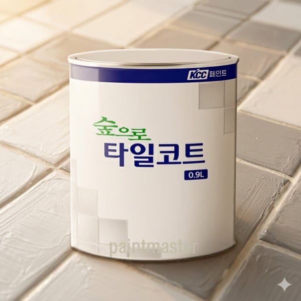 케이씨씨 실내외 타일용 숲으로 타일코트 0.9L 유광