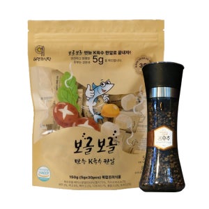 여명의 식탁 보글보글 만능 K육수 한알 150g 30개 + 내츄럴 통후추 1개