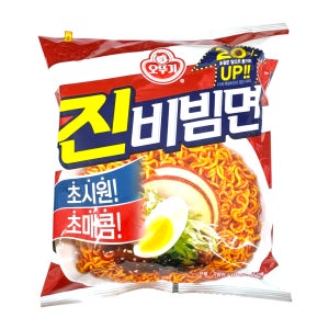 [워나점빵] 진비빔면 멀티팩 156gX4개입 오뚜기라면