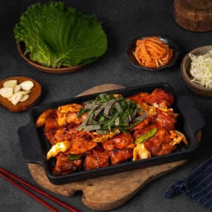 화앤닭 생양념닭갈비 캠핑 집들이음식 밀키트 국내산 순살 1kg (500g X 2)