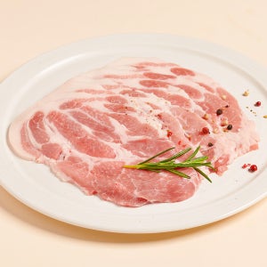 [우돈타] 한돈 생대패 목살 500g 국내산 생목살 구이용 캠핑용