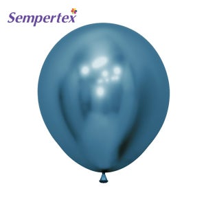 셈퍼텍스 리플렉스 고무풍선 45cm 블루 25입