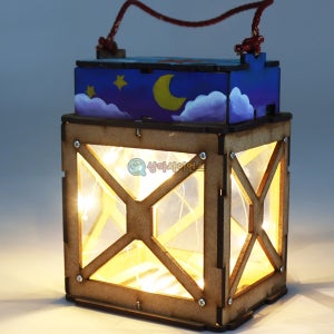 DIY 충전식 랜턴 조명등 만들기 (USB충전) (1인용) / 전자회로조명등만들기 실험키트