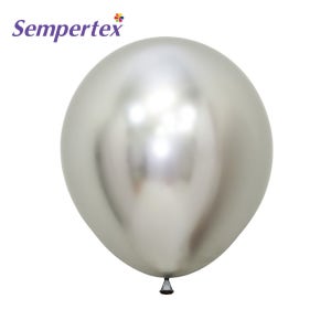 셈퍼텍스 리플렉스 고무풍선 45cm 실버 25입