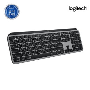 [수신기 미포함] 로지텍코리아 공식 MX Keys S for Mac 무선 키보드 스페이스 그레이, 팬터그래프(Pantograph)