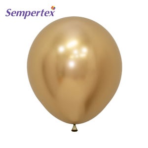 셈퍼텍스 리플렉스 고무풍선 45cm 골드 25입