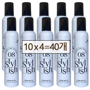 꽃을든남자 헤어케어시스템 스타일링 헤어무스 300ml, 40개