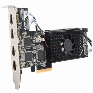 AVerMedia CL314-H1 4채널 HDMI 캡쳐카드 (4K30fps 2채널, 1080p60fps 4채널, SDK개발툴킷)
