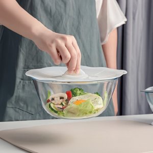 다용도 실리콘 덮개 19cm 실리콘랩 그릇 밀폐 밀봉 뚜껑