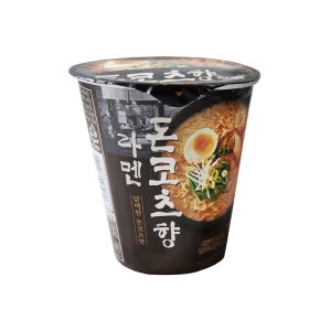 더먹다 컵라면 돈코츠향, 75g, 1개