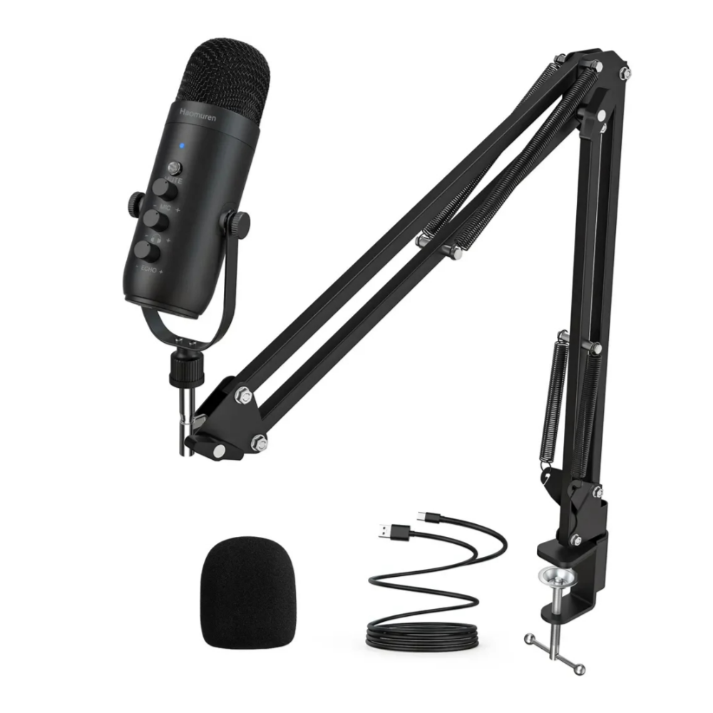 Zealsound K66s-C 스탠드 유튜브 유튜버 방송용 USB 콘덴서 마이크