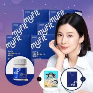 [+스팀안대/쇼핑백] 동국제약 마이핏V 식물성 멜라토닌 멜라민즈 2MG 트립토판 토마토추출물 6박스