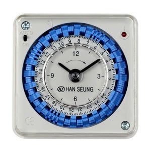 국산 한승계기 HTS-24M 간판 24시간 아날로그타이머 타임스위치 주간 매입